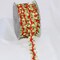 The Ribbon People Set of 2 Red and Green Rococo Trim Craft Ribbon 0.625" x 54 Yards
